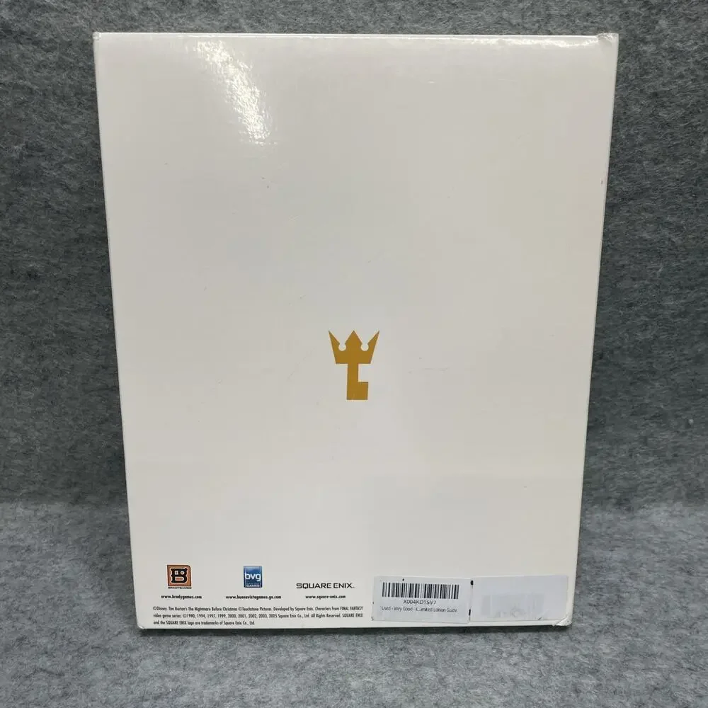 Kingdom Hearts II Limited Edition Guide Disney Bradygames VG